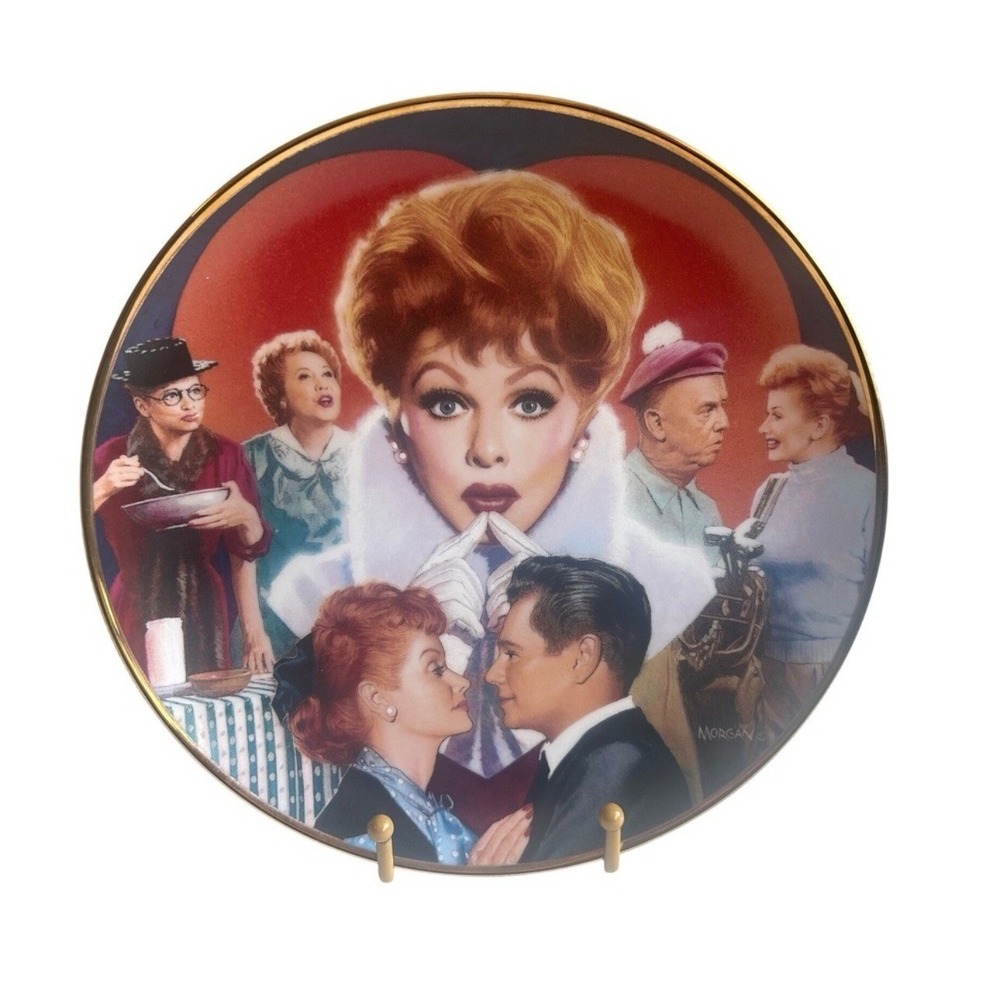 I Love Lucy 1992 Hamilton Collection Plate "Lucy"‎ by Morgan Weistling